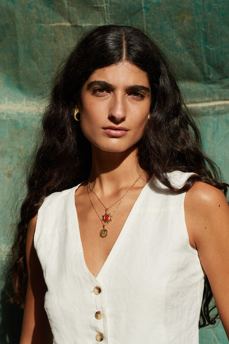 ATHENA necklace gold MARIA FARRO
