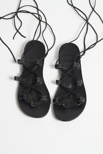 SAMPLE — Mani Sandals Black— Size 40