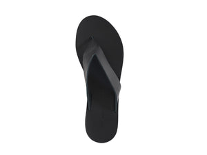 MILA flip flop — black leather