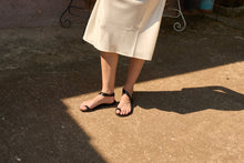 LEDA sandal — black leather