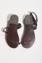 SAMPLE — Leda Sandals dark brown— Size 40