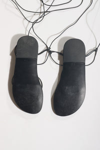 SAMPLE — Petra sandals all black— Size 40