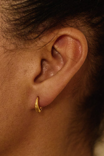 Hoop Studs - gold