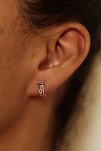 Hellenic hoops — silver