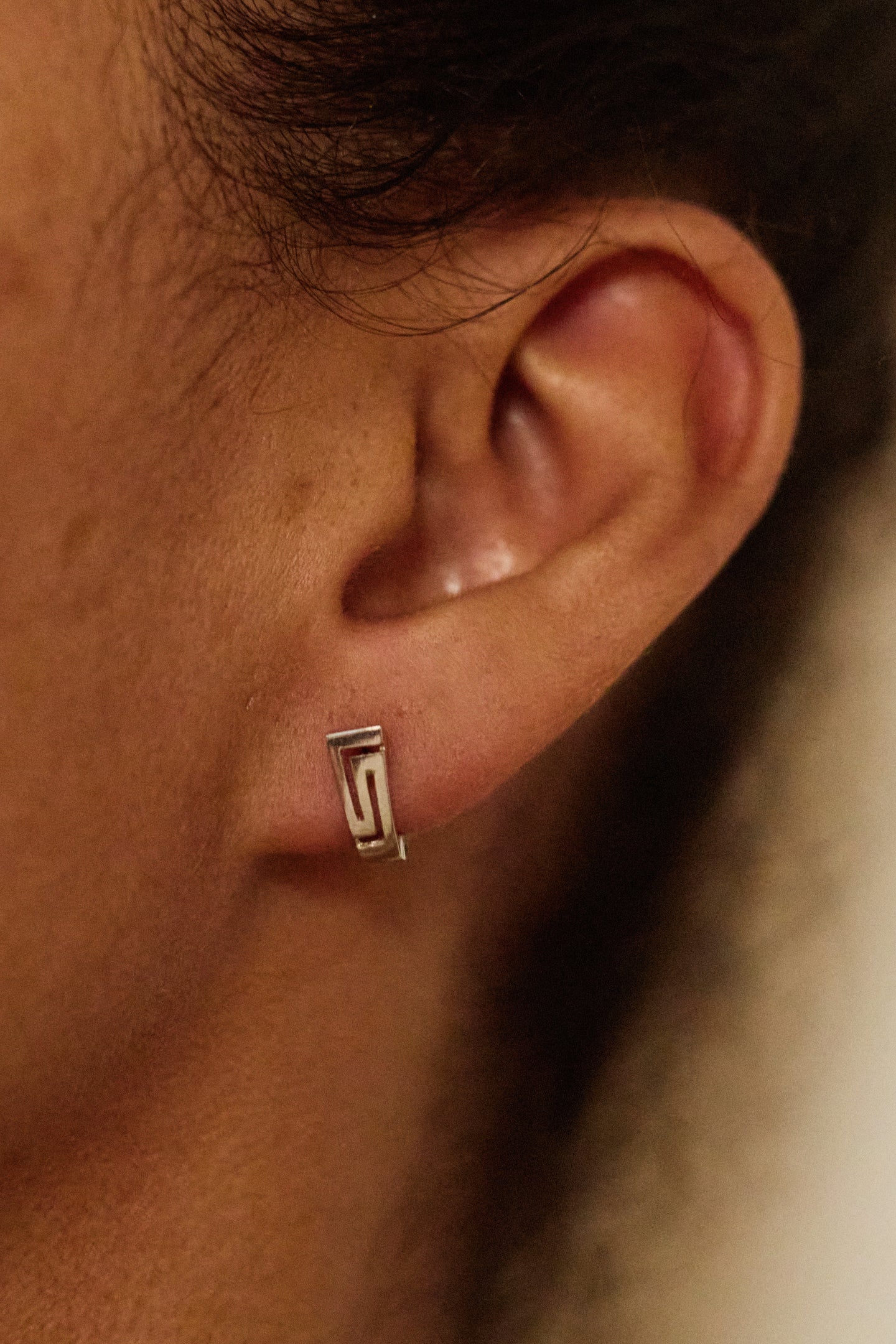 Hellenic hoops — silver