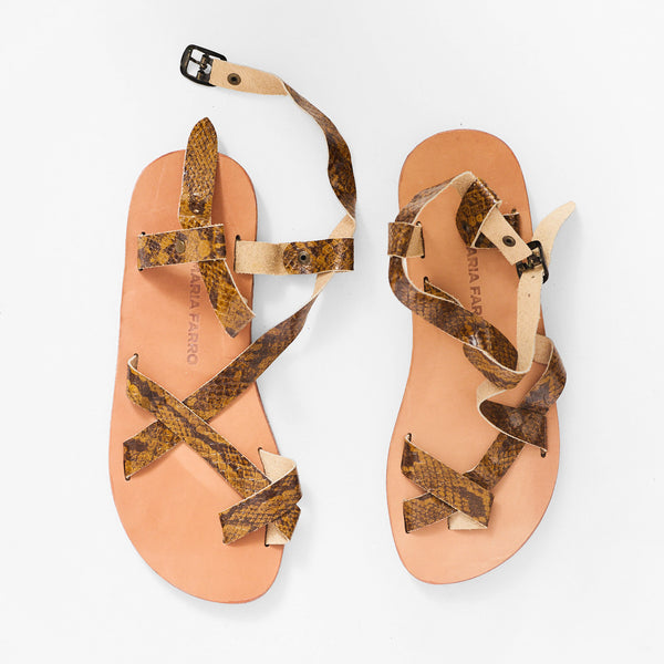 SAMPLE —Lera sandals snakeskin— Size 40