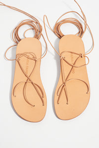 SAMPLE — AELIA sandal — natural leather — Size 37