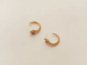 PATRA snake earrings