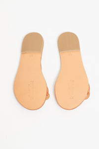 SAMPLE — Winona slide - orange glitter — Size 40