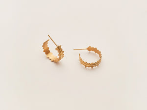 Starry hoops — gold