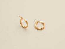 Twist hoops - gold