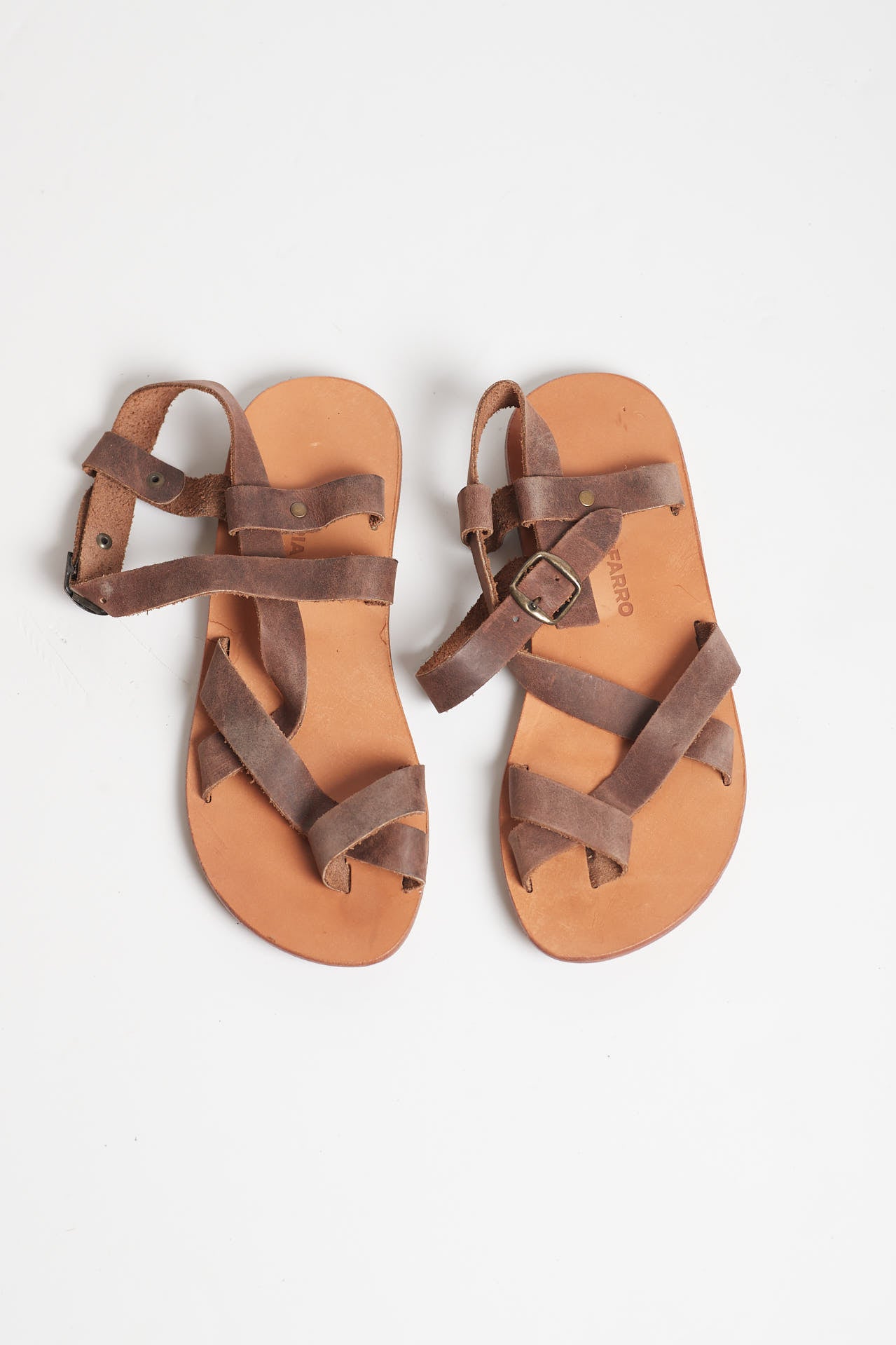 SAMPLE — Lera Sandals nombouk brown — Size 40