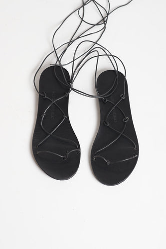 SAMPLE — SIA sandals all black— Size 38