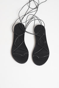 SAMPLE — SIA sandals all black— Size 38