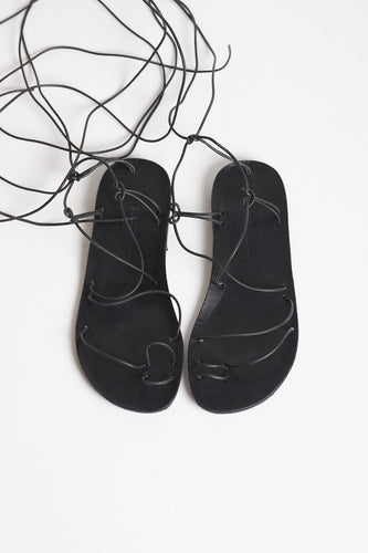 SAMPLE — ALEXI sandals all black— Size 38