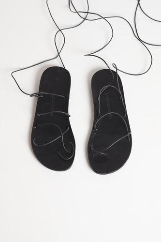 SAMPLE — Petra sandals all black— Size 38