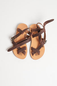 SAMPLE — Lera Sandals nombouk brown — Size 38