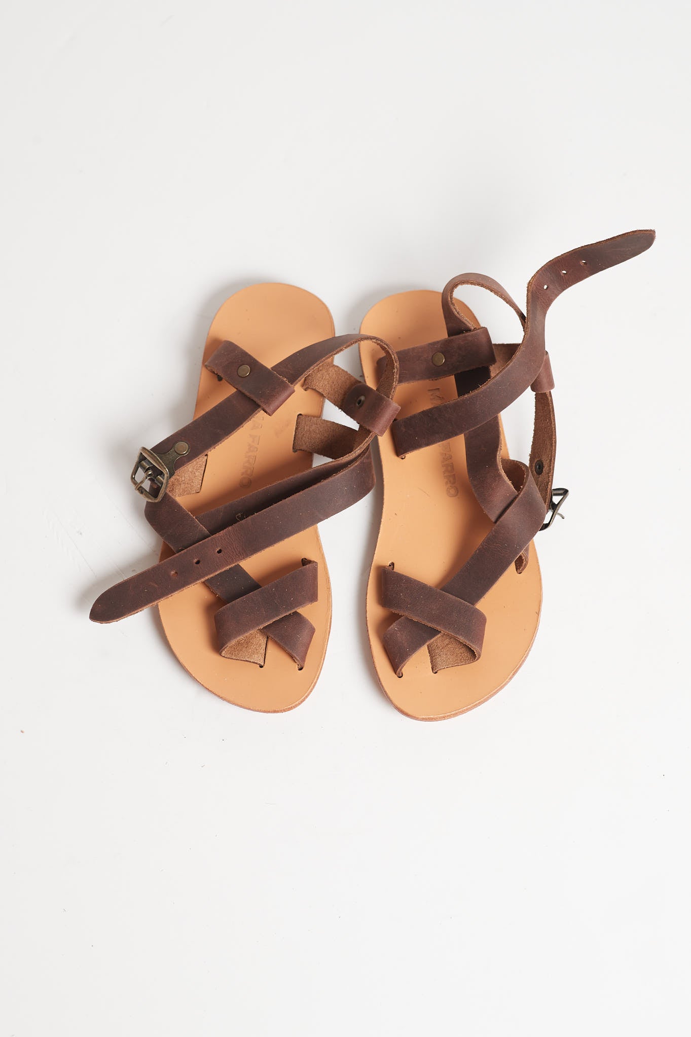 SAMPLE — Lera Sandals nombouk brown — Size 38