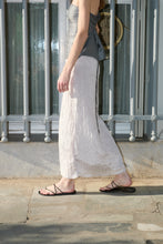 AURORA flip flop — black leather