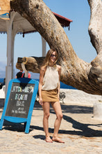 VAI flip flop — natural leather