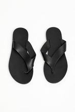 SAMPLE — Mila flip flops black— Size 37