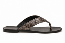 MILA flip flop — steel croc