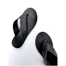 MILA flip flop — steel croc