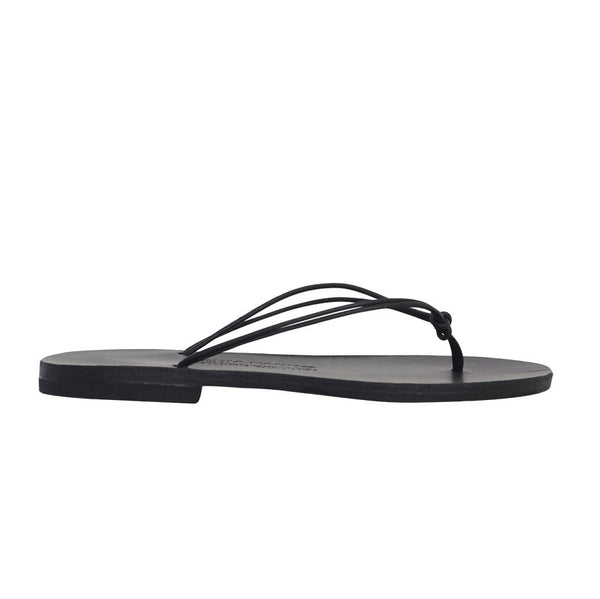 LEPTO flip flop — black leather