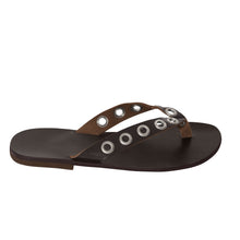MERA Flip Flops - Brown Leather