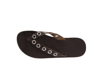 MERA Flip Flops - Brown Leather