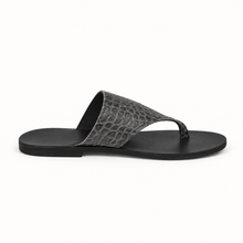 RAYA Steel Croc Leather Flip Flop