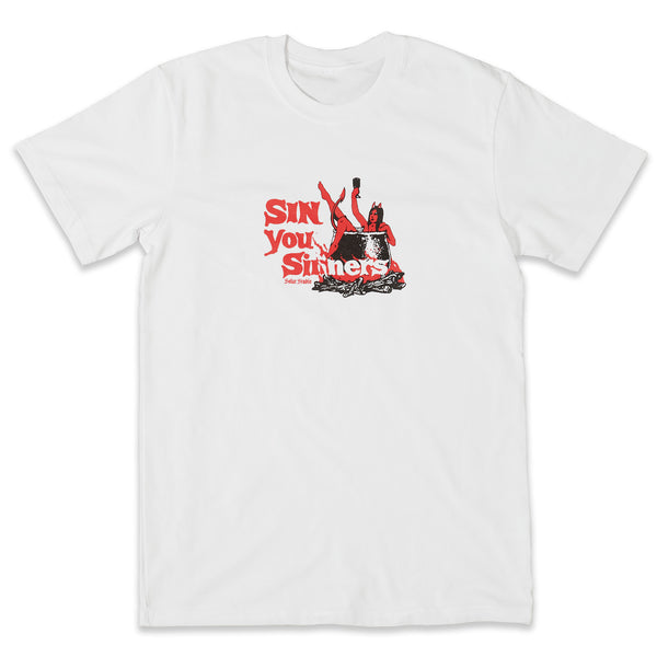 SIN YOU SINNERS t-shirt — white
