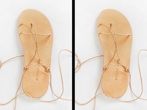 AELIA sandal — natural leather