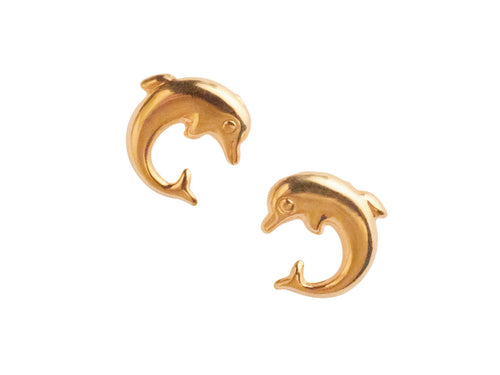 DELFINI earrings — gold