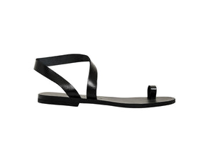 LEDA sandals — black leather