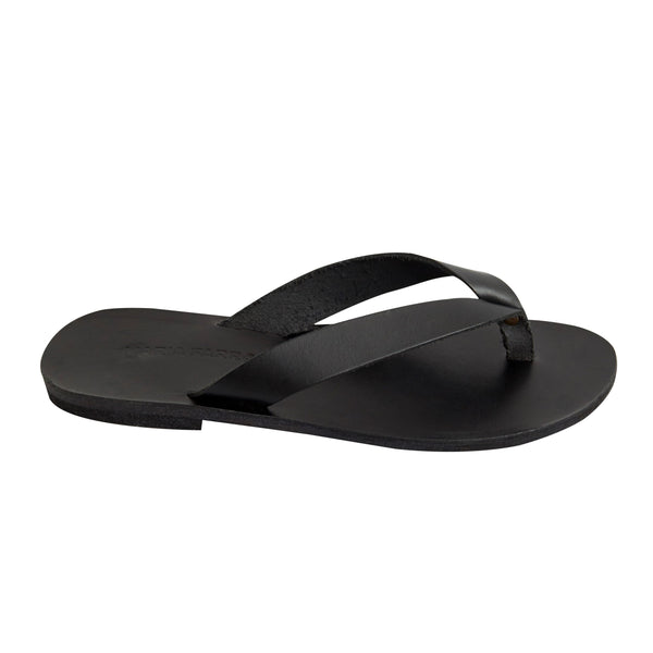 LEX flip flop — black leather