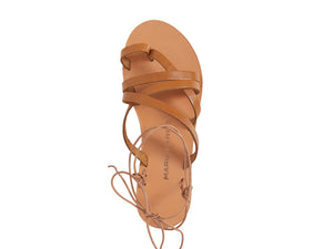KRONOS sandal — caramel leather