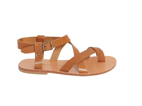 LERA sandal — caramel leather