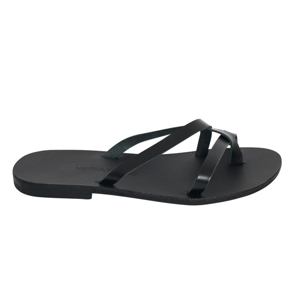ARIES flip flop — black leather