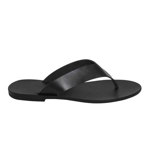 MILA flip flop — black leather