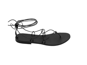 RHEA sandal — black leather