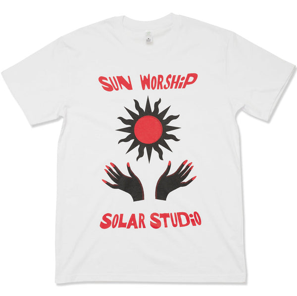 SUN WORSHIP t-shirt — white